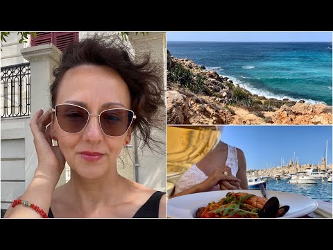 Видео: Сегодня мы женским коллективом😌👌Пушки, море и вкусная еда. Господство барокко! Ярко и необычно 🇲🇹❤️