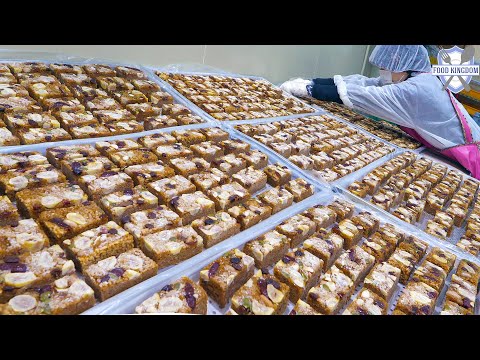 Видео: Корейская фабрика по массовому производству традиционных клейких рисовых лепешек / Корейская фабрика