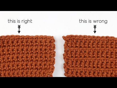 Видео: 8 распространённых ошибок при вязании крючком и разочарований новичков | Как устранить натяжение ...