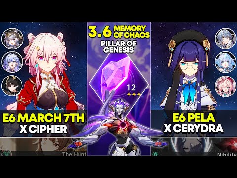 Видео: E6 7 марта x Cipher и E6 Pela x Cerydra | Memory of Chaos 12 | Honkai Star Rail 3.6