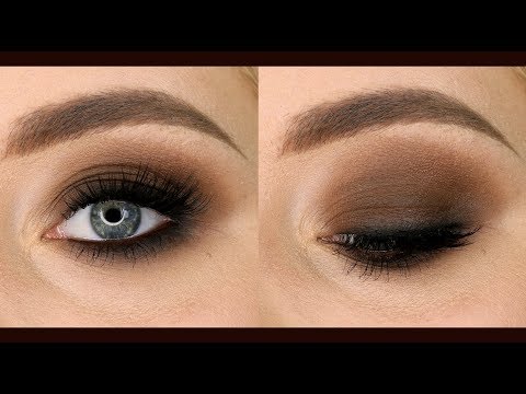 Видео: Коричневый смоки айс ( Brown smokey eyes) дымчатый макияж