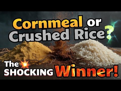 Видео: Кукурузная мука или дробленый рис: что быстрее удобряет суперпочву? (7-дневный садовый тест!)