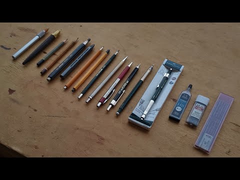 Видео: Faber Castell, Koh-i-noor и прочие мои карандаши.