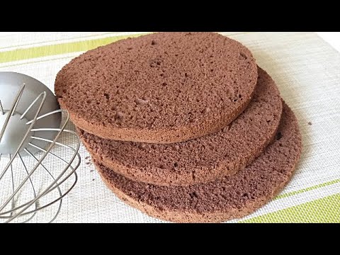 Видео: 😊😊😊Всегда удачный Шоколадный бисквит/Chocolate biscuit