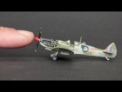 Видео: Supermarine Spitfire Mk.IXe 1/144 Эдуард