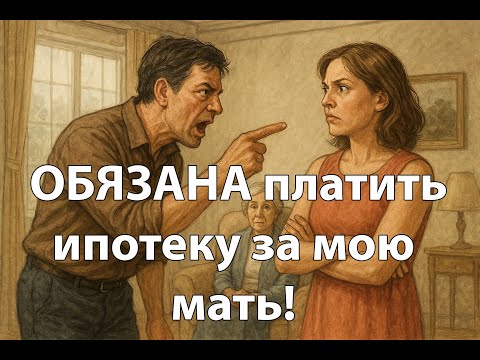 Видео: Ты ОБЯЗАНА платить ипотеку за мою мать!" - заявил муж. Но не на ту напал.