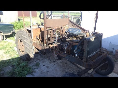 Видео: Мини трактор на базе ваз 2103 и газ 51