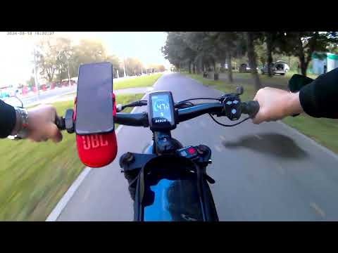 Видео: IKINGI S6 PRO. На сликах. Не повторять.Дикая езда в Москве#electricbicycles