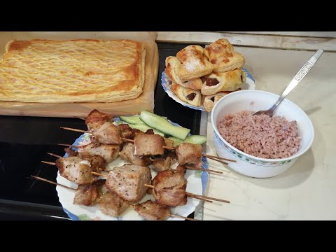 Видео: Меню на два дня, шашлык в домашних условиях, мои попугаи