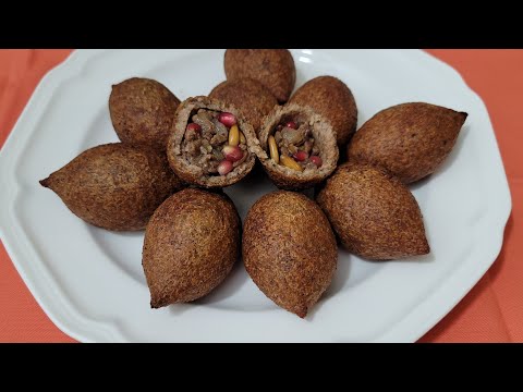 Видео: Как приготовить жареные шарики киббе со всеми шагами и подробностями: Лучший рецепт ливанских шар...