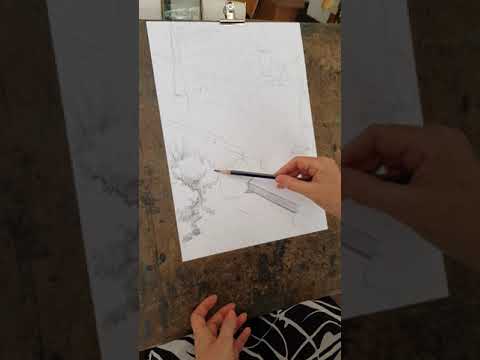 Видео: Рисуване на пейзаж