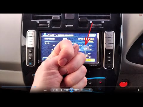 Видео: Nissan Leaf. ZE0. Обманка печки