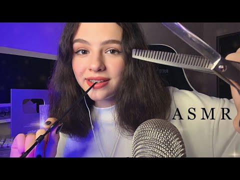 Видео: АСМР ПАРИКМАХЕР 💘 *постригу и причешу* ✂️