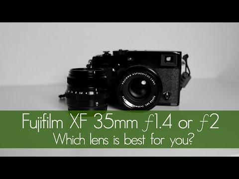 Видео: Fujinon XF 35mm f1.4 или f2 — какой «полтинник» подойдет вам лучше всего?