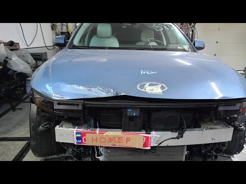 Видео: Важкенький капот Hyundai ionic 