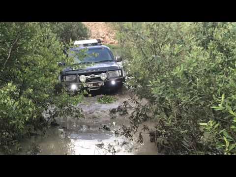 Видео: Прокатка трассы на Toyota 4runner и Hilux Surf