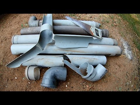 Видео: Пиролиз канализационных пластиковых труб (эксперимент №34)