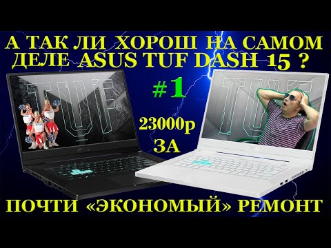 Видео: Asus TUF DASH 15 FX516PR и так ли он хорош? И про ремонт «Быстро, Качественно, НЕ дорого» за 23000р