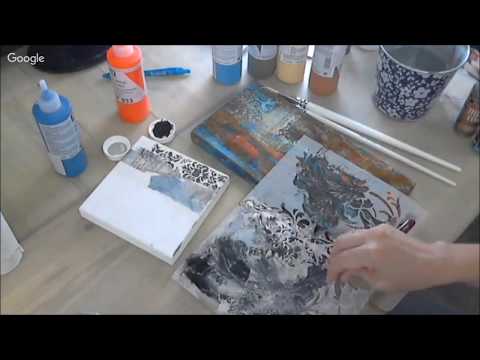 Видео: Эффект ржавчины и акриловые краски в микс медиа декоре: видео мастер-класс Натальи Жуковой