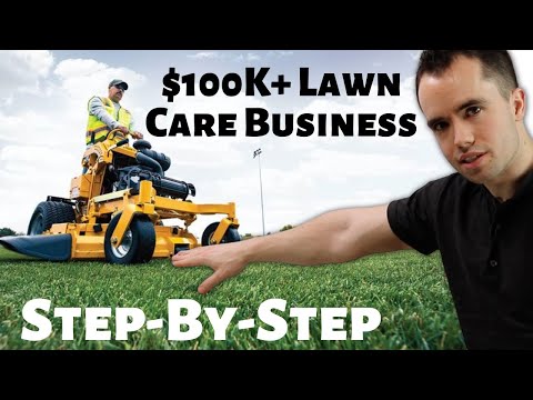 Видео: Как построить бизнес по уходу за газоном стоимостью более 100 тыс. долларов за ОДИН ГОД!