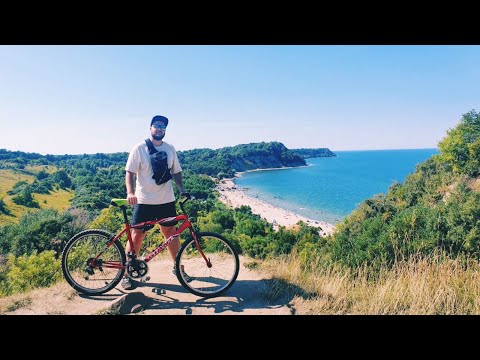 Видео: Светлогорск. Филинская бухта.  Велопокатушки по Калининградской области.