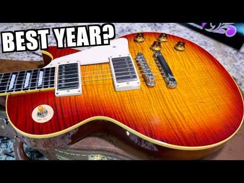 Видео: Какой год был лучшим для переизданий Gibson Les Paul? | Обзор переиздания Gibson LP R9 1959 года ...