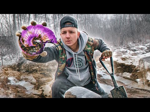 Видео: НАШЕЛ РЕДКИЙ АММОНИТ! Поиск ОКАМЕНЕЛОСТЕЙ! **Я В ШОКЕ**