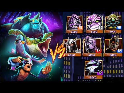 Видео: МУТАНИМАЛЫ против БОССОВ в игре Черепашки ниндзя Легенды видео на андроид TMNT Legends