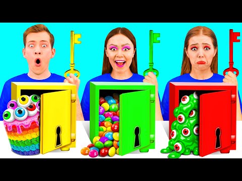 Видео: Выбери Правильный Ключ Челлендж | Съедобная Битва от DuKoDu Challenge