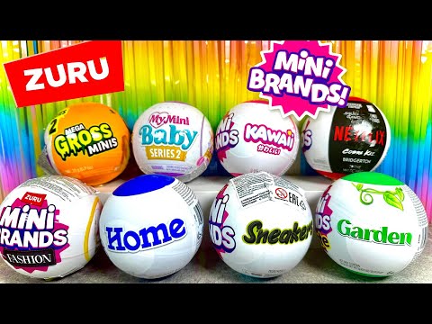 Видео: 🎉 Сюрприз MIX! НОВИНКИ ZURU MINI BRANDS! 😱 Что внутри? NETFLIX, KAWAII, Garden и другие! 🔥