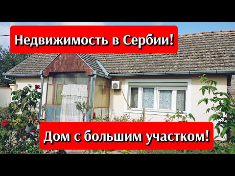 Видео: Хороший кирпичный дом в сельской местности с большим земельным участком #недвижимостьвсербии #сербия