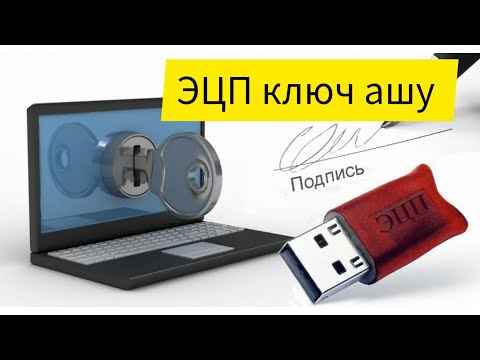 Видео: Өз қолымызбен ЭЦП ключ ашу үшін, оп-оңай, қараңыз