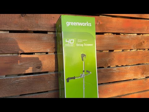 Видео: Честный частный отзыв и обзор триммера Greenworks GD40BCB 40v