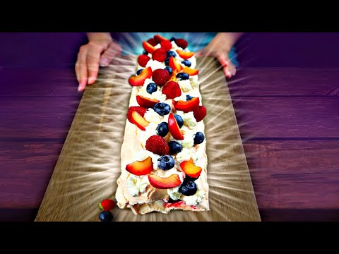 Видео: САМЫЙ ПОПУЛЯРНЫЙ ДЕСЕРТ 2020 ГОДА/ Меренговый рулет