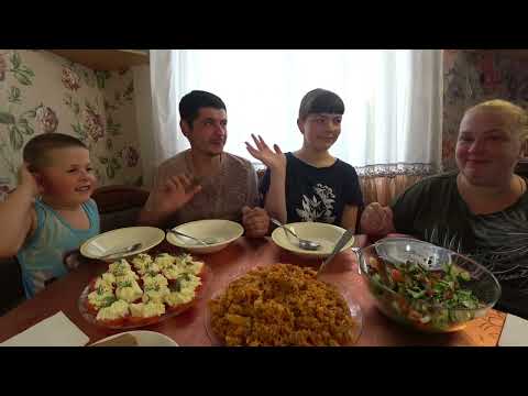 Видео: мукбанг ленивые голубцы/ любимый василëк, распаковка