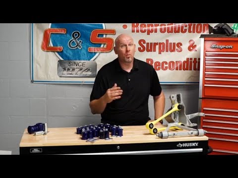Видео: Комплекты втулок подвески Corvette от SuperPro, C4 84-96