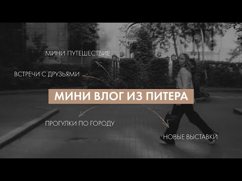 Видео: Мини влог из Петербурга | осенний город, встречи с подругами, путешествие и выставки