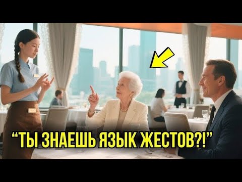 Видео: Простая Официантка Поприветствовала Немую Мать Миллиардера – Её Язык Жестов Шокировал Весь Зал...