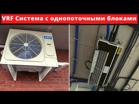 Видео: VRF система кондиционирования MDV с однопоточными блоками в квартире.