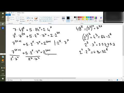 Видео: Розв'язок багатокрокового показникового рівняння.