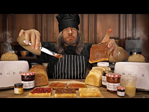 Видео: ASMR-тостер для роскошного отеля (хрустящие, грубые и расслабляющие звуки)