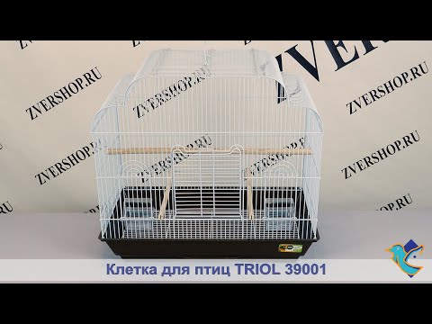 Видео: Клетка Triol 39001 для птиц, эмаль