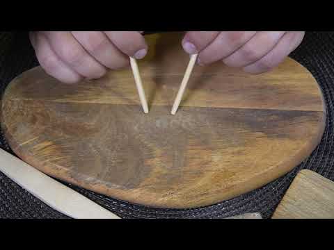 Видео: АСМР 2 часа Деревянный палочки по доске