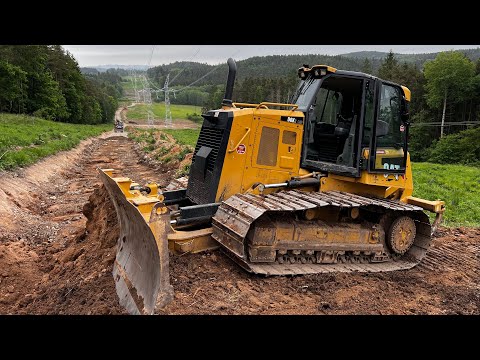 Видео: Очистка и включение старой дороги 900 м после строительства опор ЛЭП