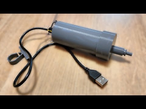 Видео: КОМПРЕССОР USB Максимальная мощность, при минимальных размерах!