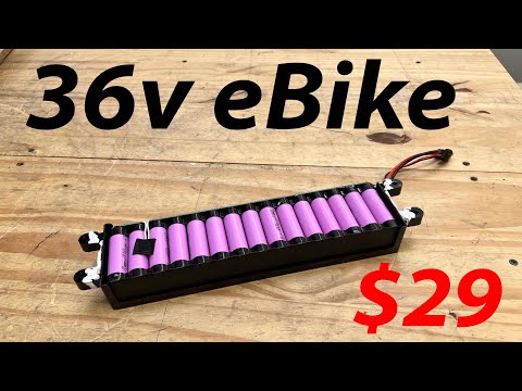 Видео: Разборка аккумулятора для электровелосипеда за 29 долларов 36 В