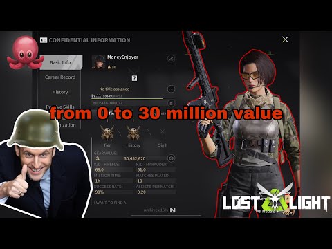 Видео: как открыть счет на сумму от 0 до 30 миллионов -Lost Light