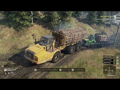 Видео: SnowRunner. MAINE. Delivery to the plateau. Part 2   (МЭН. Доставка на плато.  Часть 2)