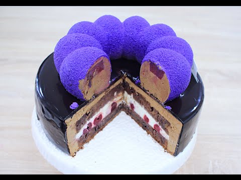 Видео: Муссовый торт Чёрный лес / Black Forest Cake