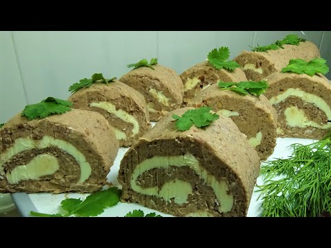 Видео: Рулет-Паштет из Фасоли Невероятно вкусная закуска на Новый Год 2020 г